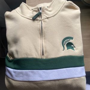 Men’s XL Michigan State 1/4 Zip Sweatshirt